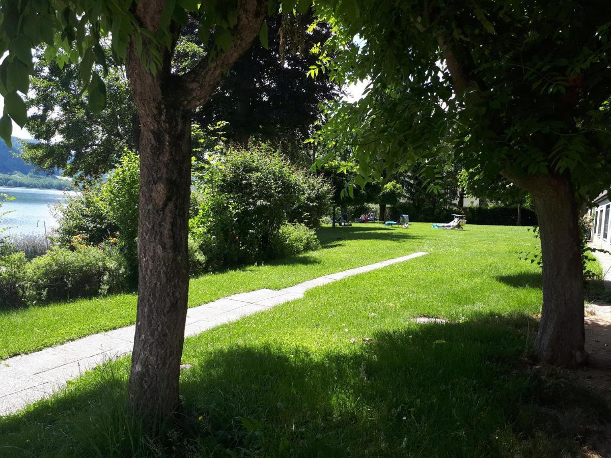 Maren Seeblick Appartement Haus Haensel&Gretel Direkt Am Ossiacher See Mit Hallenbad Stiegl Exterior foto