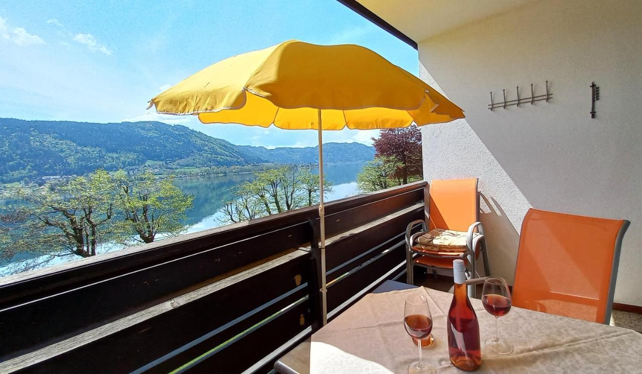 Maren Seeblick Appartement Haus Haensel&Gretel Direkt Am Ossiacher See Mit Hallenbad Stiegl Exterior foto