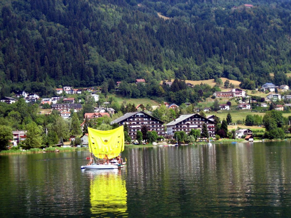 Maren Seeblick Appartement Haus Haensel&Gretel Direkt Am Ossiacher See Mit Hallenbad Stiegl Exterior foto